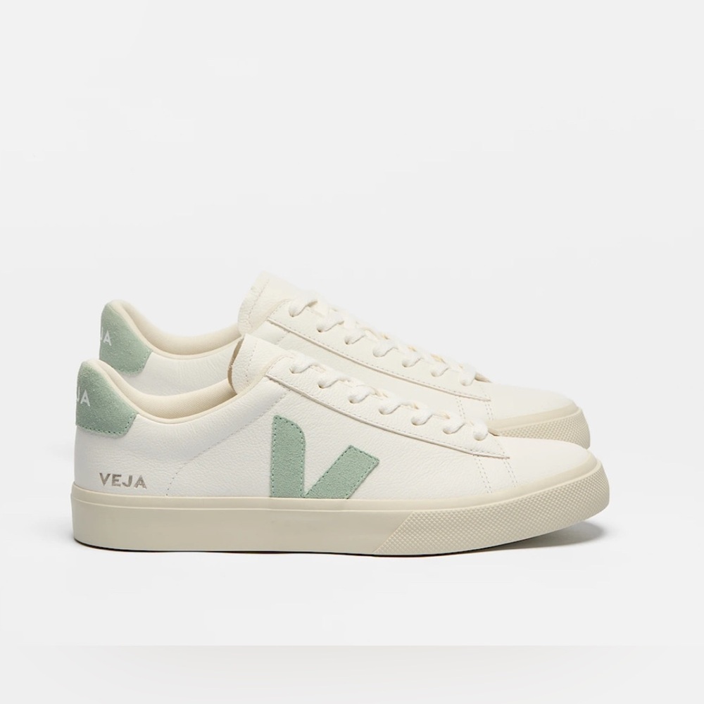 Veja Campo Leather White Matcha